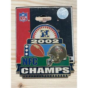 00423 - 2002 NFL NFC Champions Tampa Bay Buccaneers Super Bowl Lapel Pin‎